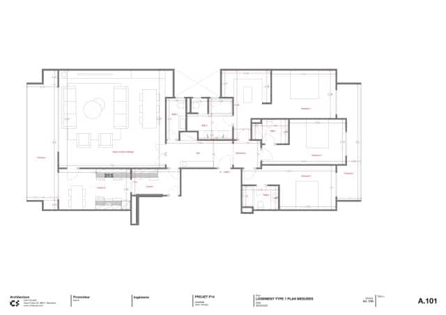 Plan Appartement F4
